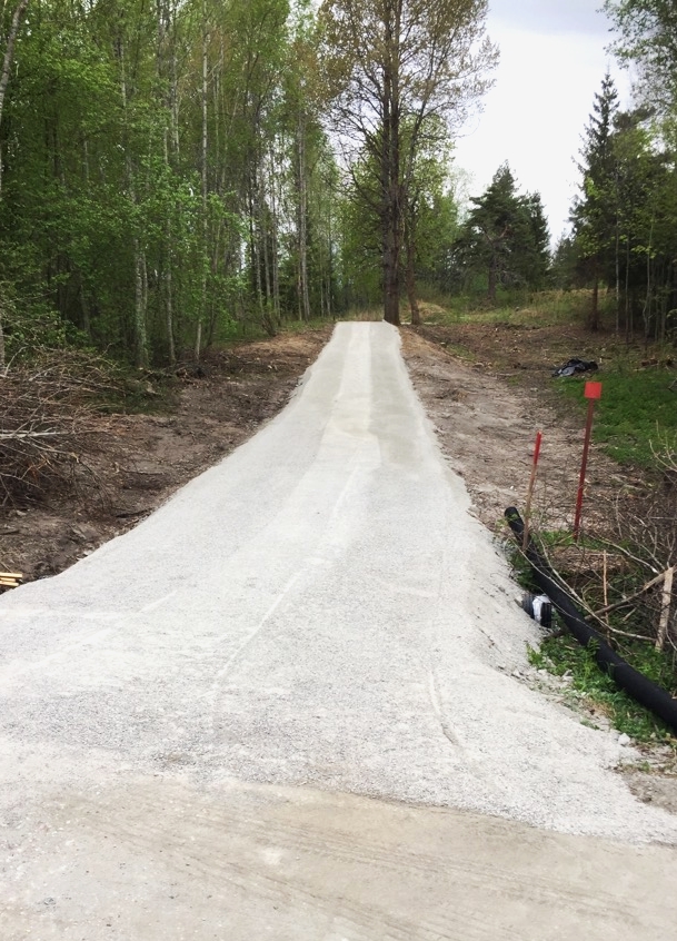 Den nye turveien fra Vollgata inn til skansen Prins Fredrik